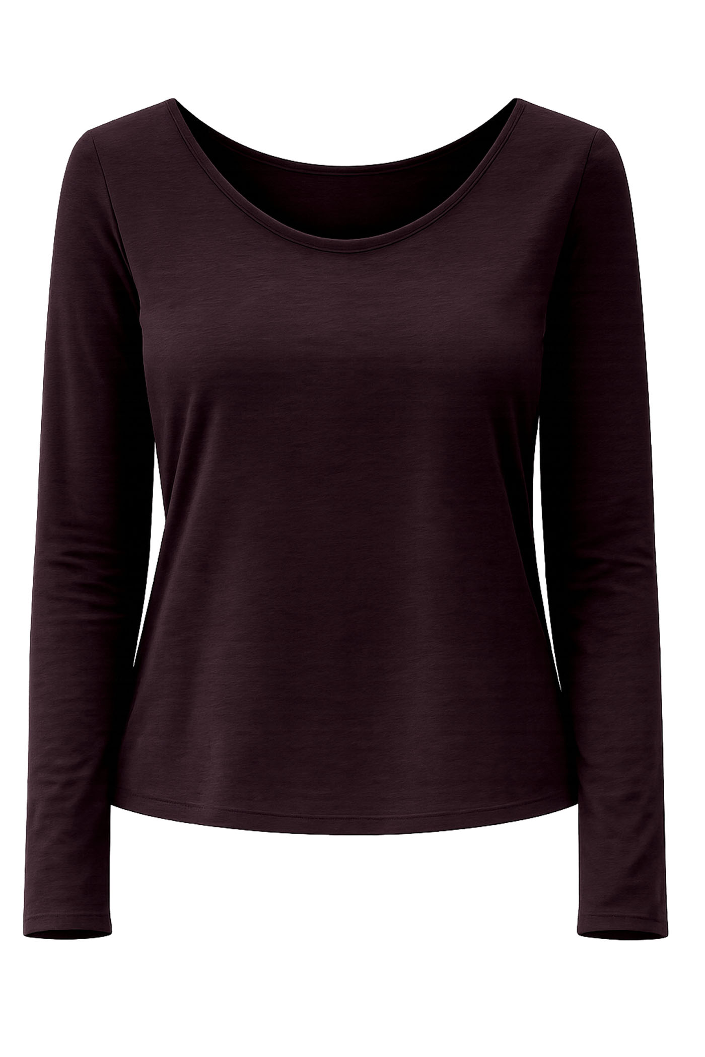 TAIJA V-NECK LONG SLEEVE KNIT TOP PURPLE