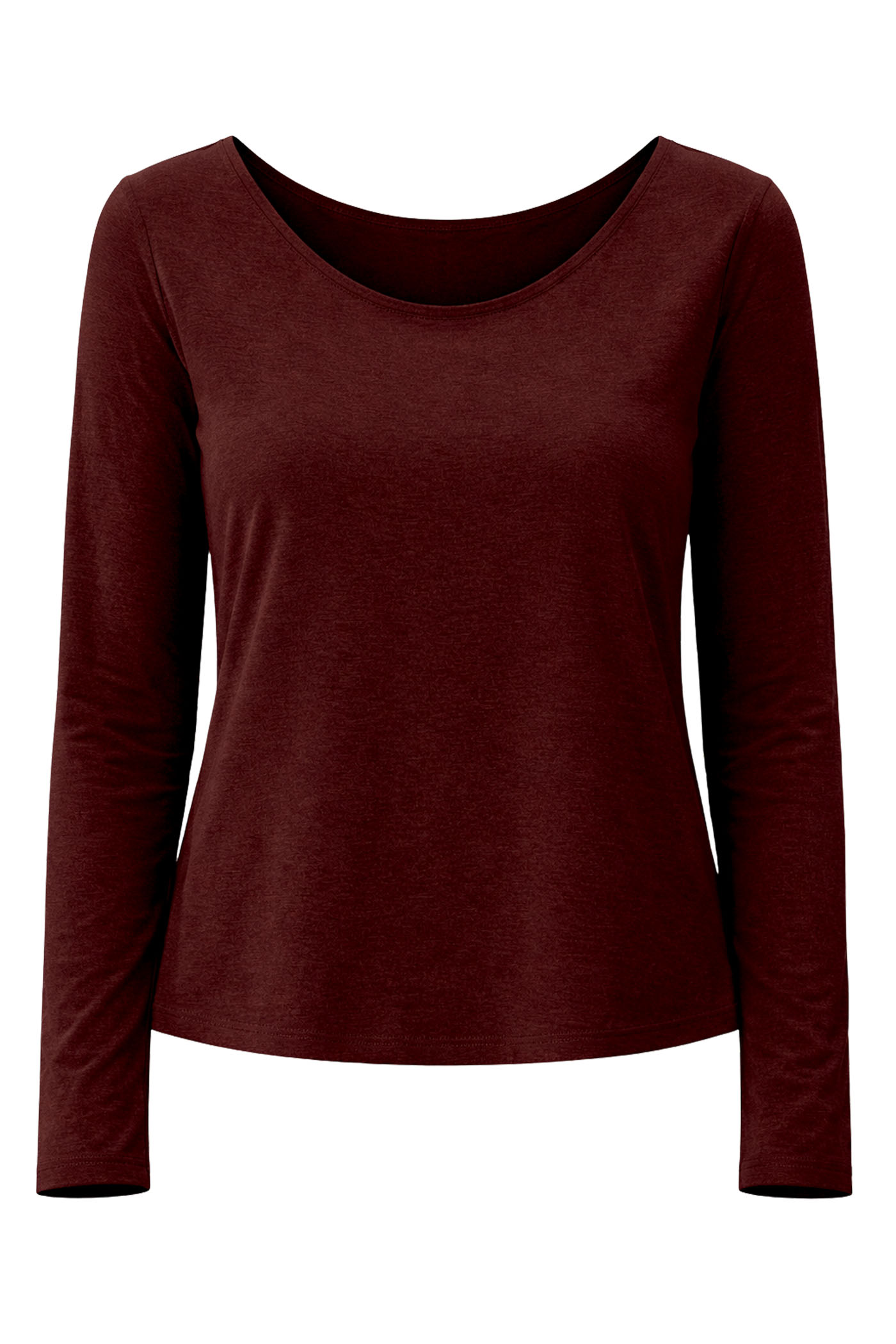 TAIJA V-NECK LONG SLEEVE KNIT TOP RED