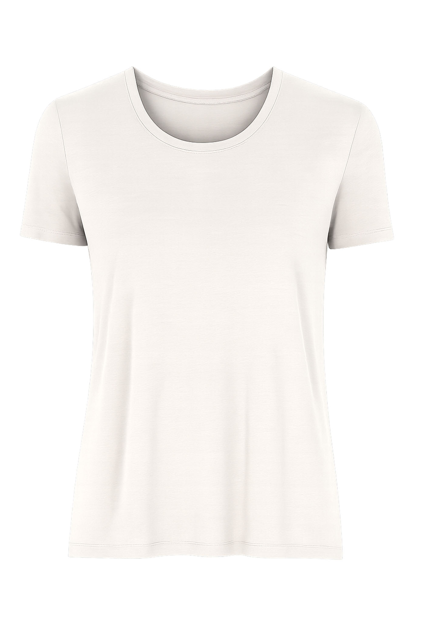 TATI SHORT SLEEVE CREW NECK TOP WHITE