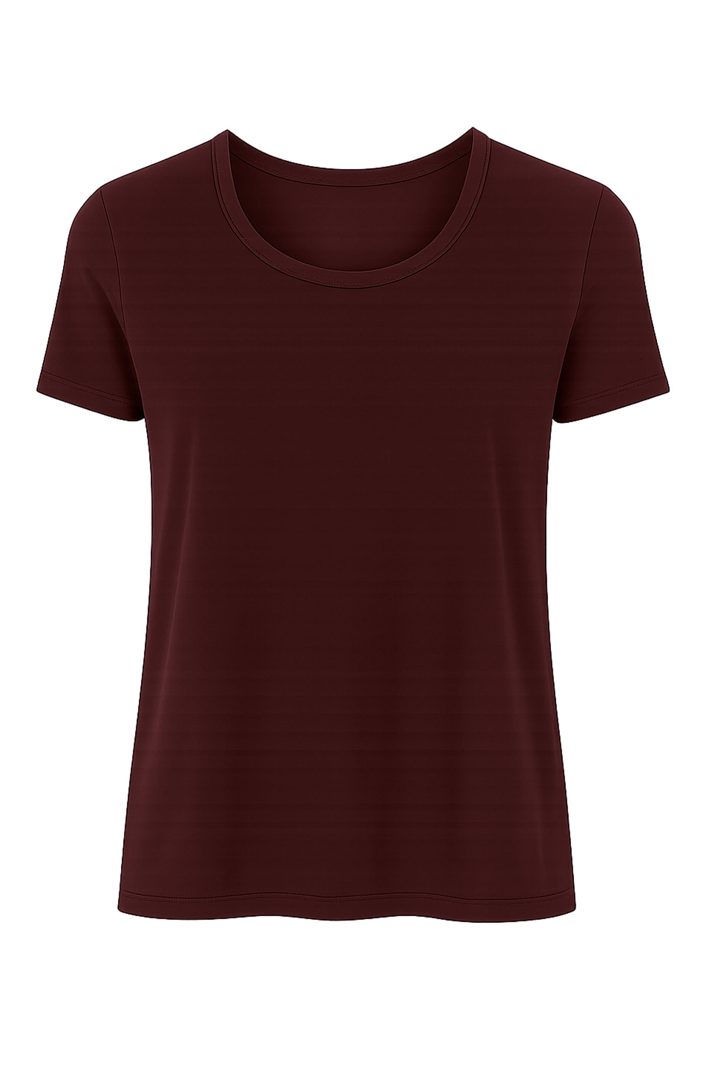 TATI SHORT SLEEVE CREW NECK TOP RED