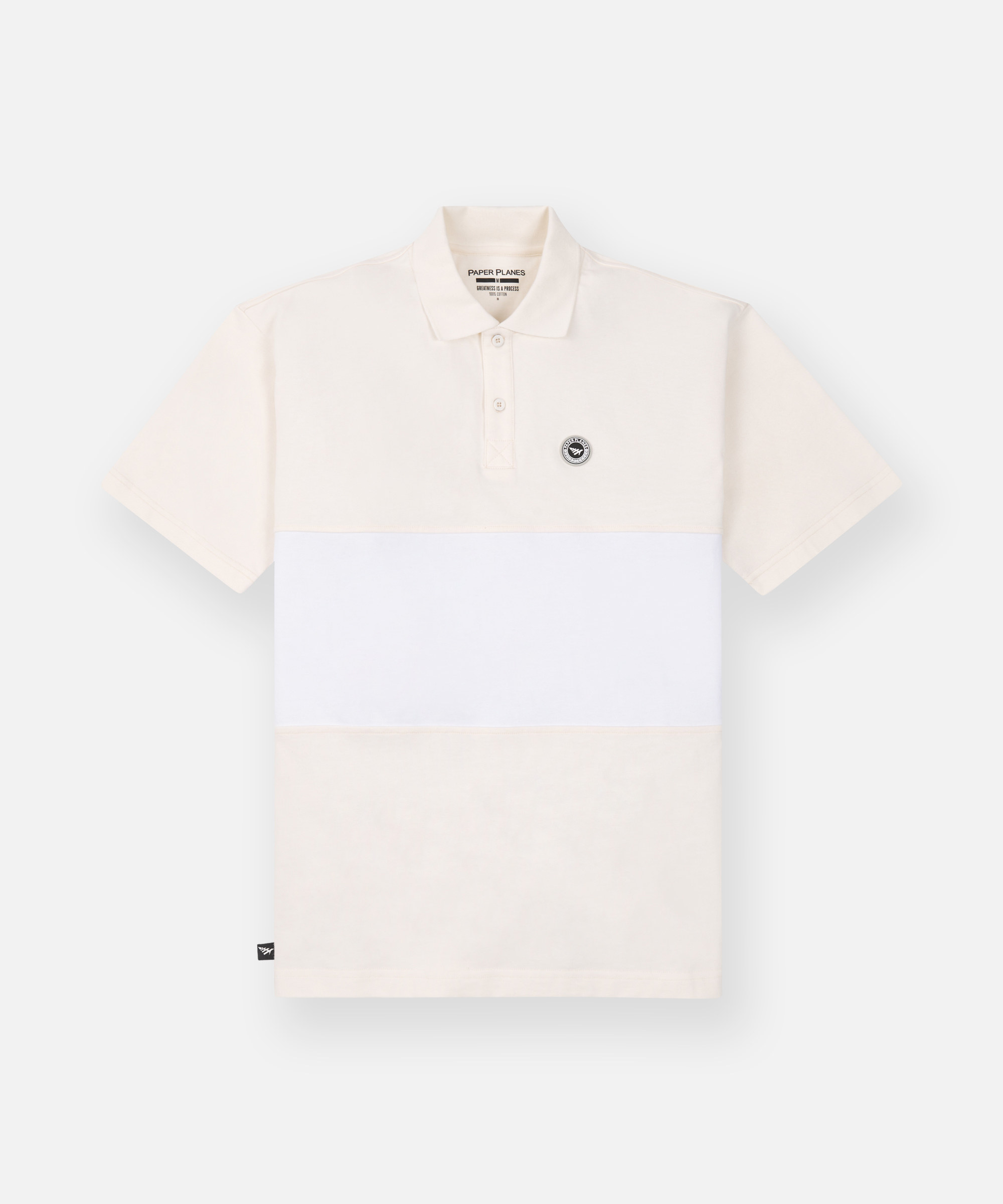 Paper Planes Boxy Fit Heavyweight Polo